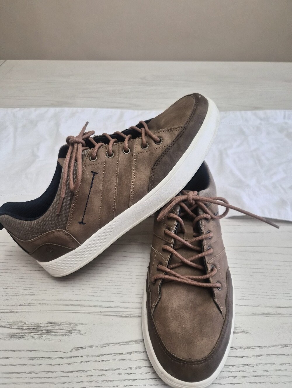 B-52 BY BULLBOXER MEN SHOES Color BROWN NAVY SIZE 10